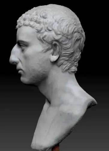 A Roman marble bust traditionally identified as Josephus